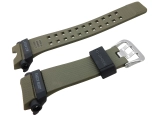 Profilowane szerokie mocowanie 27 mm zielonego paska gumowego Casio G-Shock Mudmaster GG-B100